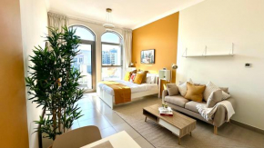 Luxury Bright Studio Near Ski Dubai with Pool View